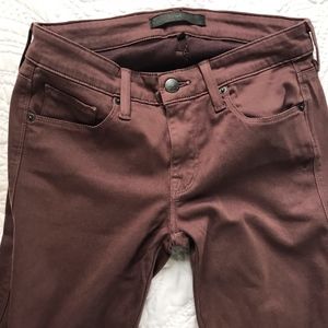 Genetic Denim Maroon Shya Pants Size 27